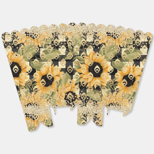 Ballotins Parties scintillant dorée de tableau de contrôle d (Déplié)