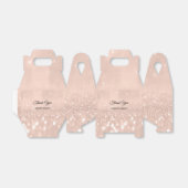 Ballotins Parties scintillant douce rose 16e cadeau Mariage  (Déplié)