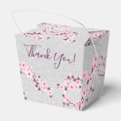 Ballotins Parties scintillant en argent rose cerisier | MARI (Arrière)