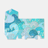 Ballotins Parties scintillant Faux de Sirène Bleue Mer - Tur (Déplié)