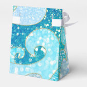 Ballotins Parties scintillant Faux de Sirène Bleue Mer - Tur (Arrière)