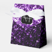 Ballotins Parties scintillant foncé violet faux brillant sci (Verso)