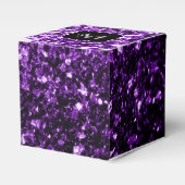 Ballotins Parties scintillant foncé violet faux brillant sci (Verso)