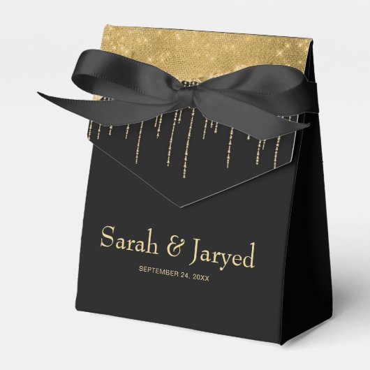 Ballotins Parties scintillant Gold Drip (Verso)