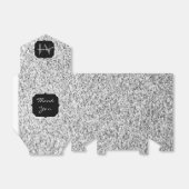 Ballotins Parties scintillant gris argent scintille Monogram (Déplié)
