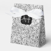 Ballotins Parties scintillant gris argent scintille Monogram (Verso)