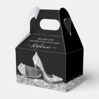 Parties scintillant haute talons argent Élégant Me