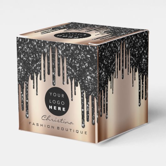 Ballotins Parties scintillant Logo personnalisé Black Drives (Verso)