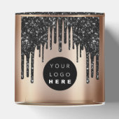 Ballotins Parties scintillant Logo personnalisé Black Drives (Haut)