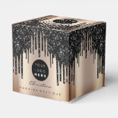 Ballotins Parties scintillant Logo personnalisé Black Drives (Arrière)