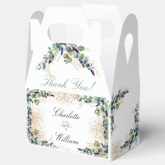 Ballotins parties scintillant mariage d'or eucalyptus merci (Ouvert)