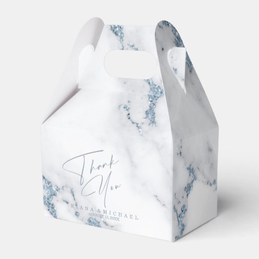 Ballotins Parties scintillant moderne en marbre Merci V2 Dus (Verso)