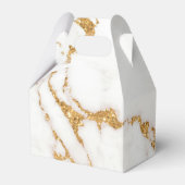 Ballotins Parties scintillant moderne en marbre Merci V2 Gol (Arrière)