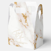 Ballotins Parties scintillant moderne en marbre Merci V2 Gol (Ouvert)