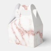 Ballotins Parties scintillant moderne en marbre Merci V2 Ros (Arrière)