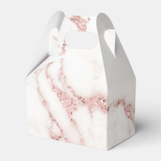 Ballotins Parties scintillant moderne en marbre Merci V2 Ros (Arrière)