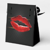 Ballotins Parties scintillant moderne et élégant Lèvres roug (Arrière)