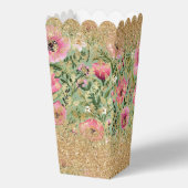 Ballotins Parties scintillant moderne rose vert Floral Chic  (Verso)