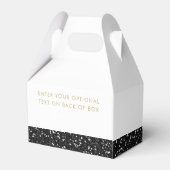 Ballotins Parties scintillant noire Anniversaire moderne Mit (Arrière)