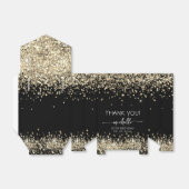 Ballotins Parties scintillant or anniversaire Monogramme Scr (Déplié)