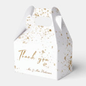 Ballotins Parties scintillant or élégant texto ballotin (Verso)