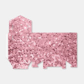 Ballotins Parties scintillant or Rose Ballotin papier tente (Déplié)