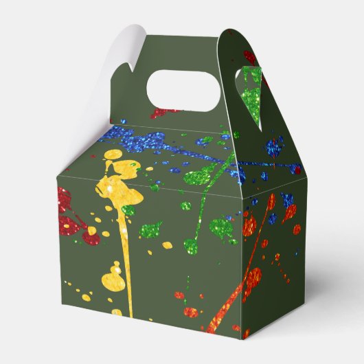 Ballotins Parties scintillant Paintball Party Paint Splatter (Arrière)