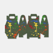 Ballotins Parties scintillant Paintball Party Paint Splatter (Déplié)