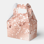 Ballotins Parties scintillant Peach Rose or Monogramme (Arrière)