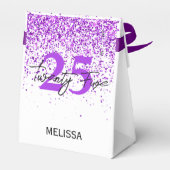 Ballotins Parties scintillant pourpre étincelante blanc Merc (Arrière)