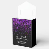 Ballotins Parties scintillant pourpre étincelante noir Merci (Ouvert)