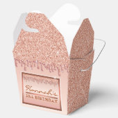 Ballotins Parties scintillant rose Gold Sparkle  boîte cadea (Ouvert)