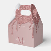 Ballotins Parties scintillant rose Gold Sparkle  Monogramme (Arrière)