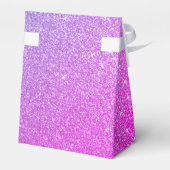 Ballotins Parties scintillant rose pourpre et monogramme éti (Arrière)