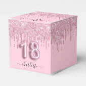 Ballotins parties scintillant rose vif à 18e anniversaire go (Verso)