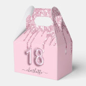 Ballotins parties scintillant rose vif à 18e anniversaire go (Arrière)