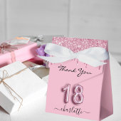 Ballotins parties scintillant rose vif à 18e anniversaire go