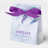 Ballotins Parties scintillant rose violet Baby shower de la  (Verso)