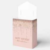 Ballotins Parties scintillant roses Joyeuses serviettes d'an (Ouvert)