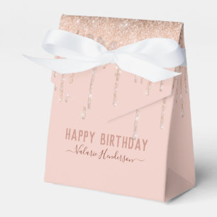 Ballotins Parties scintillant roses Joyeuses serviettes d'an
