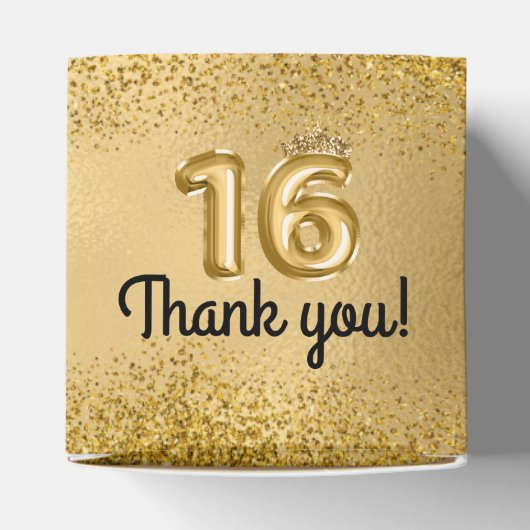 Ballotins Parties scintillant rouge or Ballons doux 16 Setee (Haut)