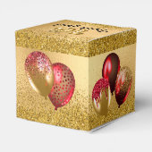 Ballotins Parties scintillant rouge or Ballons doux 16 Setee (Arrière)