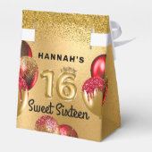 Ballotins Parties scintillant rouge or Ballons doux 16 Setee (Arrière)