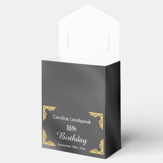 Ballotins Parties scintillant Silver Foil Dark Blue Zebra Im (Ouvert)