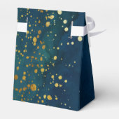 Ballotins Parties scintillant Turquoise et Faux Gold (Arrière)