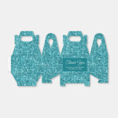 Ballotins Parties scintillant Turquoise foncé 50e anniversai (Déplié)