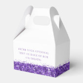 Ballotins Parties scintillant violet Confetti Anniversaire M (Arrière)