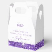 Ballotins Parties scintillant violet Confetti Anniversaire M (Ouvert)