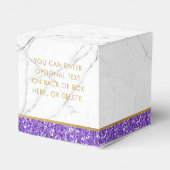 Ballotins Parties scintillant violet et or xoxo Amusants Mar (Arrière)