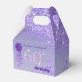 Ballotins Parties scintillant violet foncé & Ruban 60e anniv (Verso)